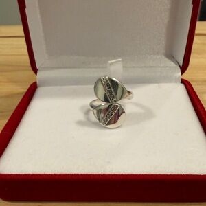 Peruvian Silver Double Disc Adjustable Ring – NWOT